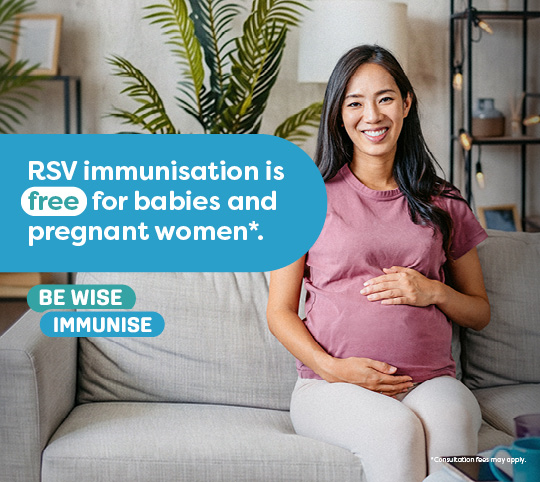 RSV immunisation is free for babies and pregnant women