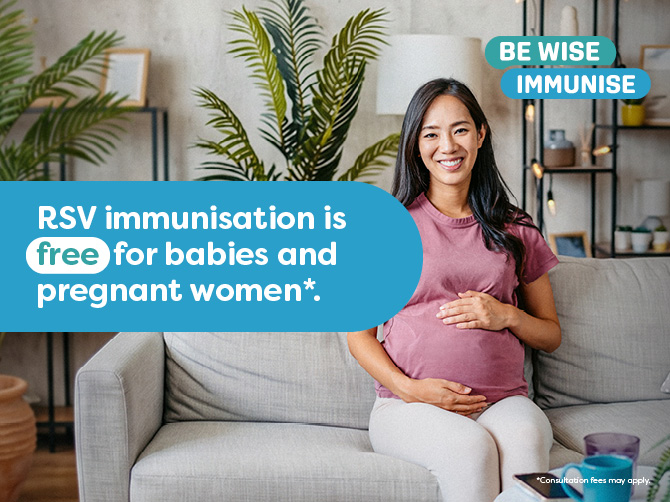 RSV immunisation is free for babies and pregnant women